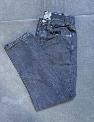 Parish-N Men s Black Denim Jeans Slim Fit Straight Leg Dark Wash 5-Pocket