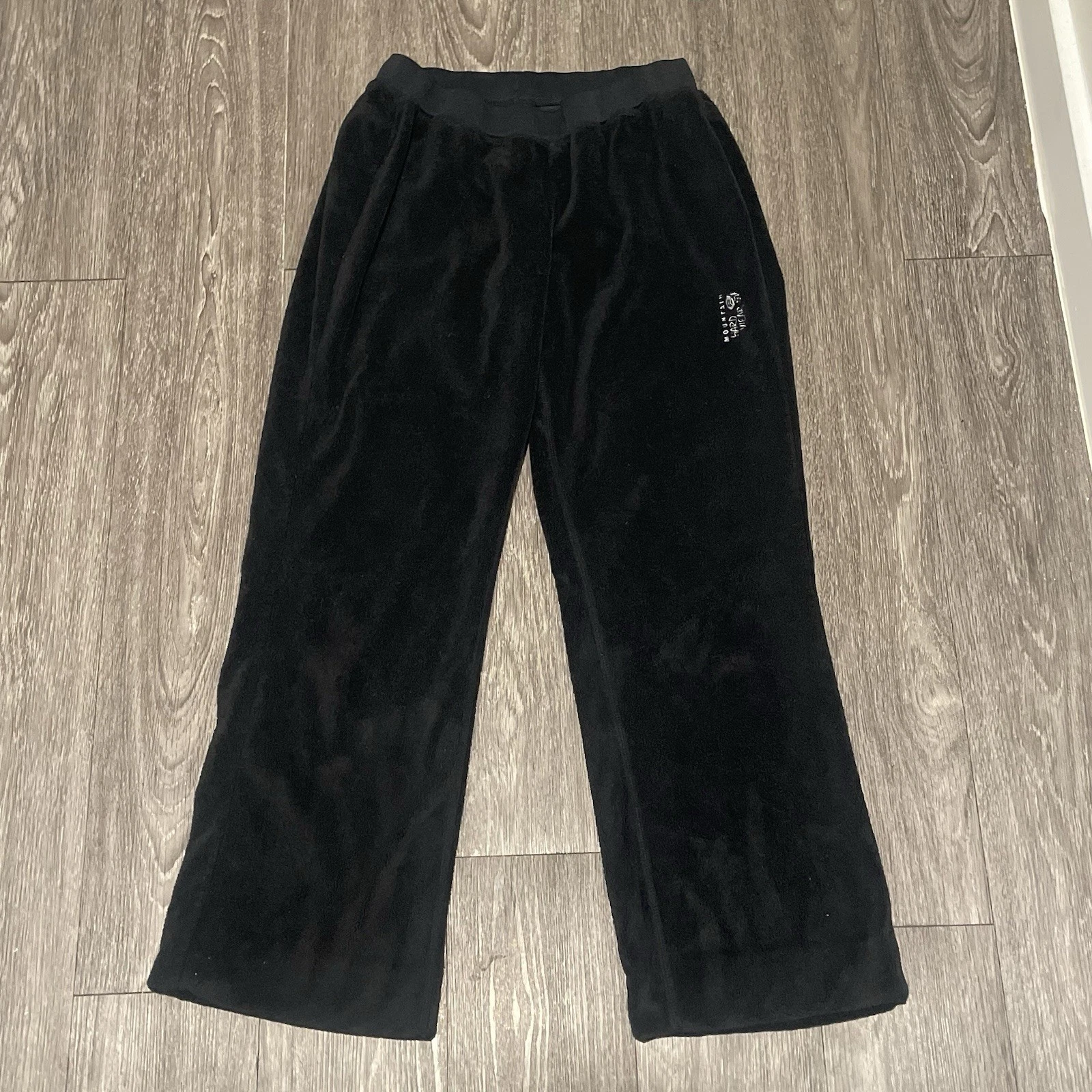 Mountain Hardwear Pants Womens Medium Black Fleece Lined Softshell Jogger OL5724