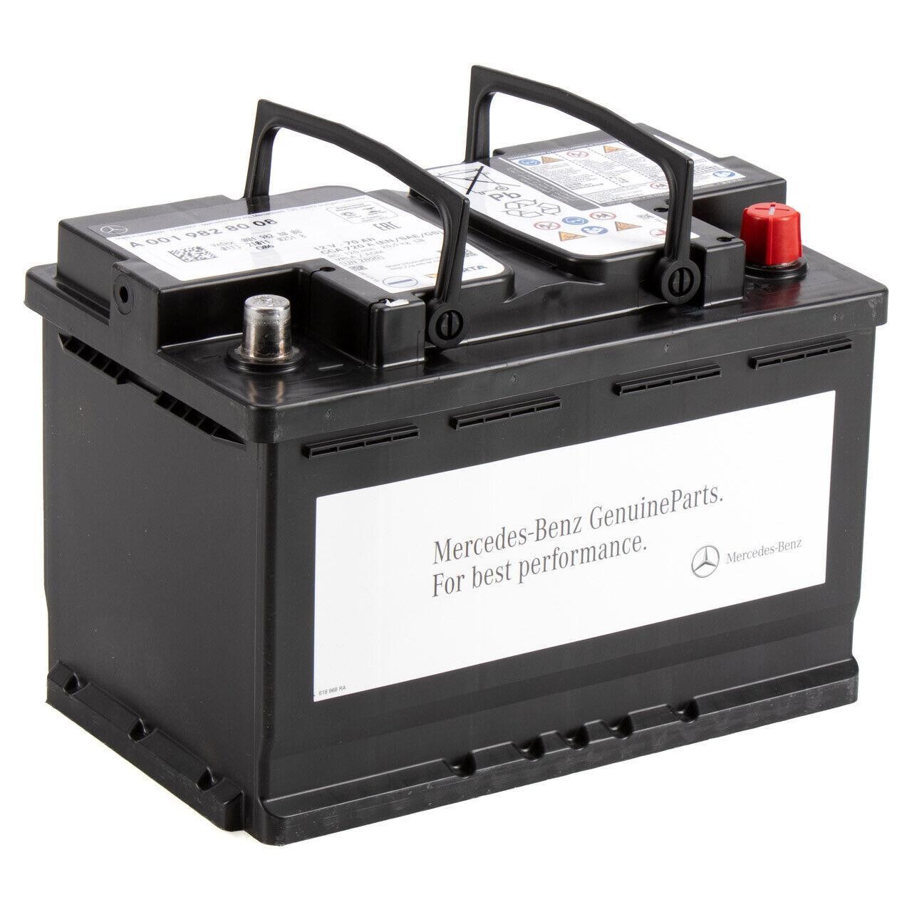 Mercedes-Benz Starter Battery 12V 70Ah For AMG GT 63 E53 EQS Genuine A0019828008