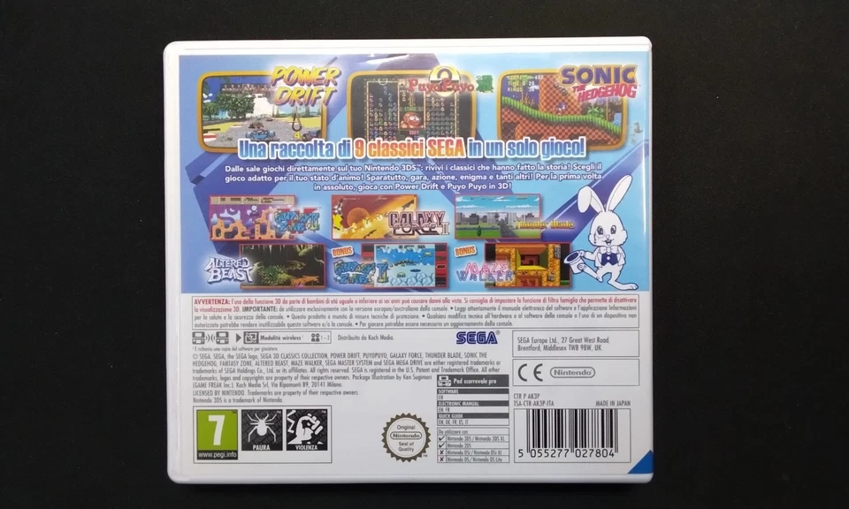 Sega 3D Classics Collection Nintendo 3DS no switch psp ps5 xbox sony play, foto 2 di 5
