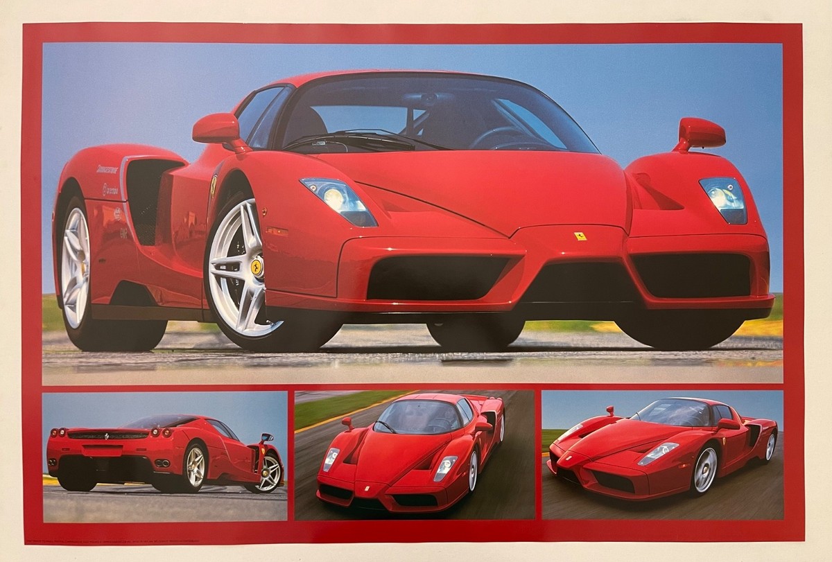FERRARI ENZO, RARE AUTHENTIC 2003 POSTER | eBay