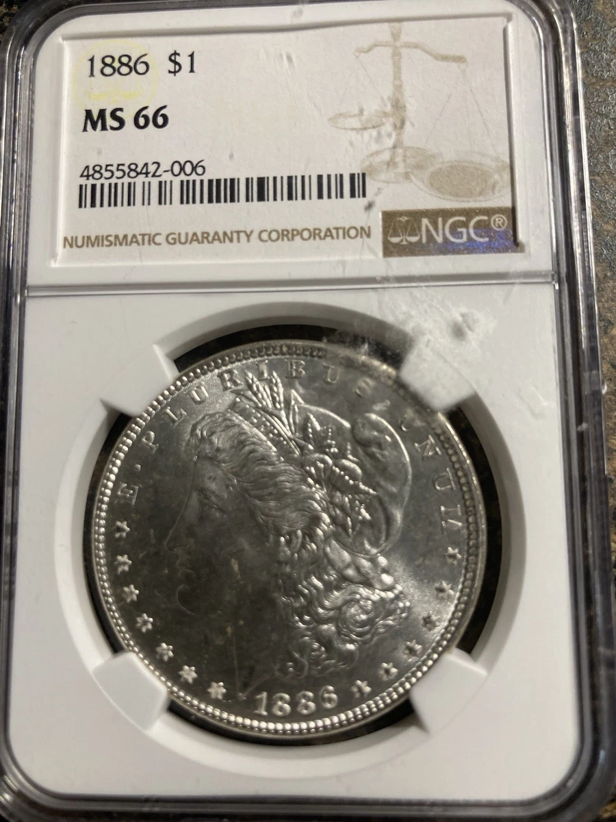 Uncirculated NGC 1886 Year Morgan US Dollars (1878-1921) for sale