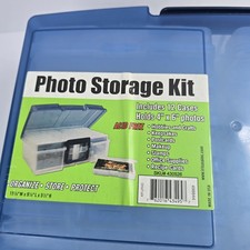 Iris Photo Case 4 x 6 Photo Box Storage - 12 Inner Photo Keeper Organizer