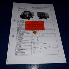 Typenblatt technische taktische Daten Barkas B1000 Pritsche Plane DDR NVA (67) 2