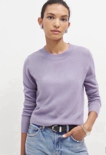 Reformation Dana Crew Neck Sweater Purple Women’s size M NWOT