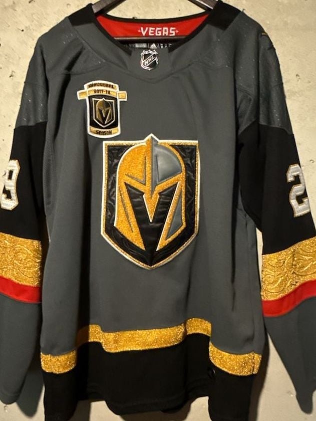Adidas Vegas Golden Knights Marc-Andre Fleury #29 Inaugural 2017-18 Season , Siz