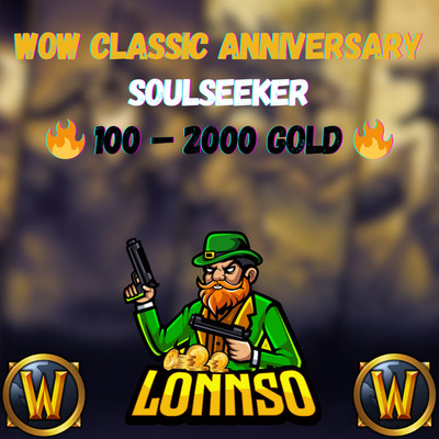  WoW Classic  ANNIVERSARY SOULSEEKER | 100 - 2.000 Gold |Horde&Alliance 
