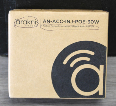 Araknis Networks 802.3at/af Gigabit Single Port PoE Adapter AN-ACC-INJ-POE 30W