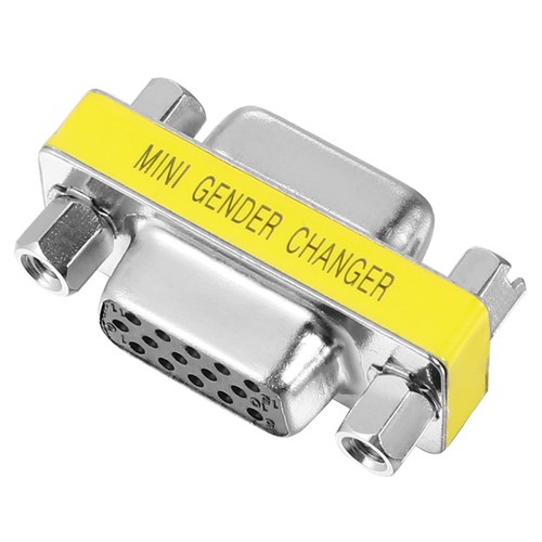 10PCS VGA Female to Female Adapter VGA 15 Pin to 15 Pin Converter Extension - 第 2/12 張圖片