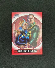 2025 Fleer DC Brilliants Superman Jor-El Lara #28 Red Heat Vision 1061/1938 UG21