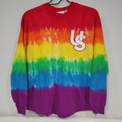 Universal Studios Shirt Size Small Unisex Tie Dye Long Sleeve Love is Universal