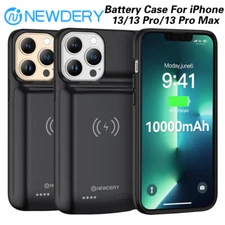 10000mAh Wireles Charging Battery Case For iPhone 13-13 Pro Max Power Bank Cover