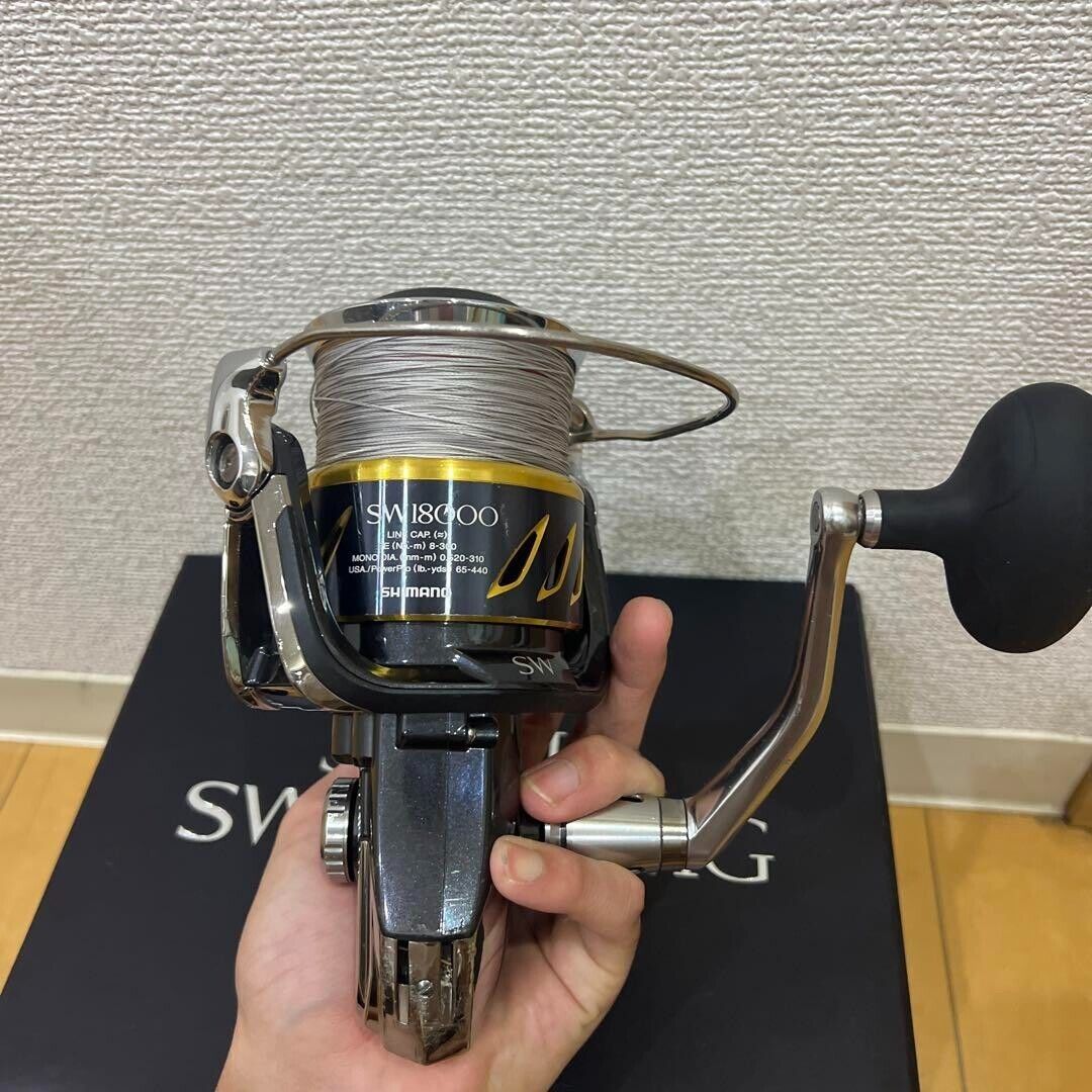 Shimano 13 Stella SW 18000HG Spinning Fishing Reel with Box Shimano 13 Stella SW 18000HG Spinning Fishing Reel with Box