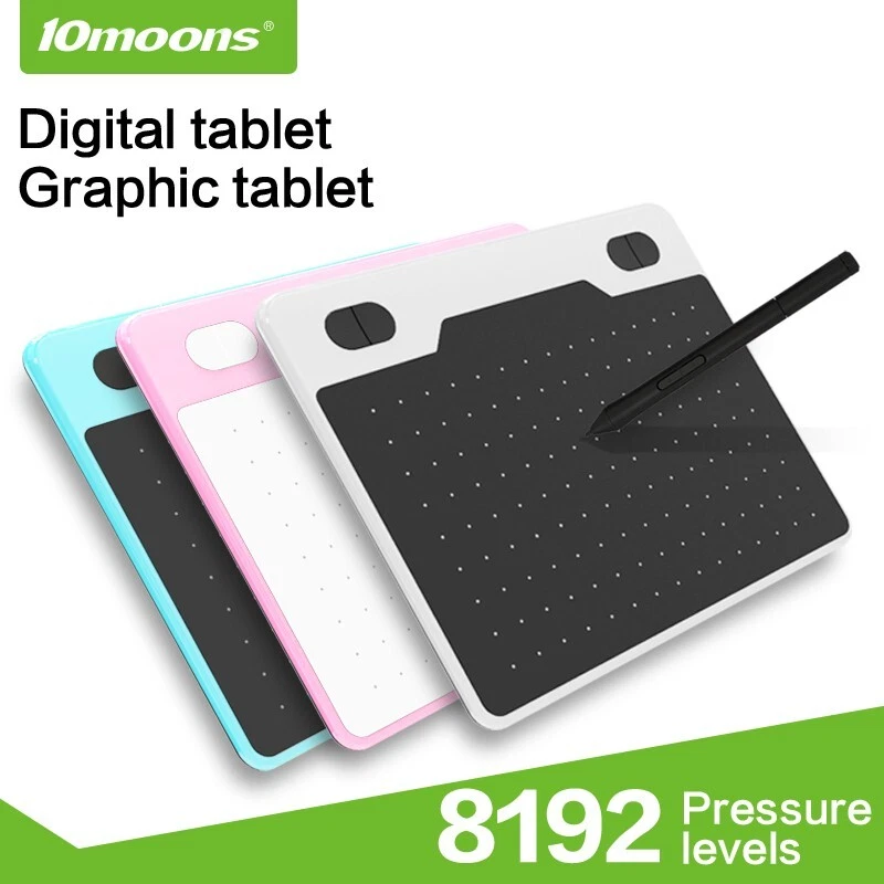 10moons Graphics Digital Tablet Drawing Board Art Writing Pad Pen Mac Android AU - Image 2 of 4