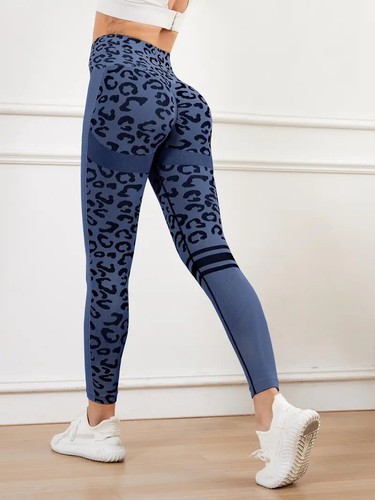 Damen Scrunch Po Lifting Yoga Leggings Bauch Kontrolle Laufen Trainingshose - Bild 8 von 15