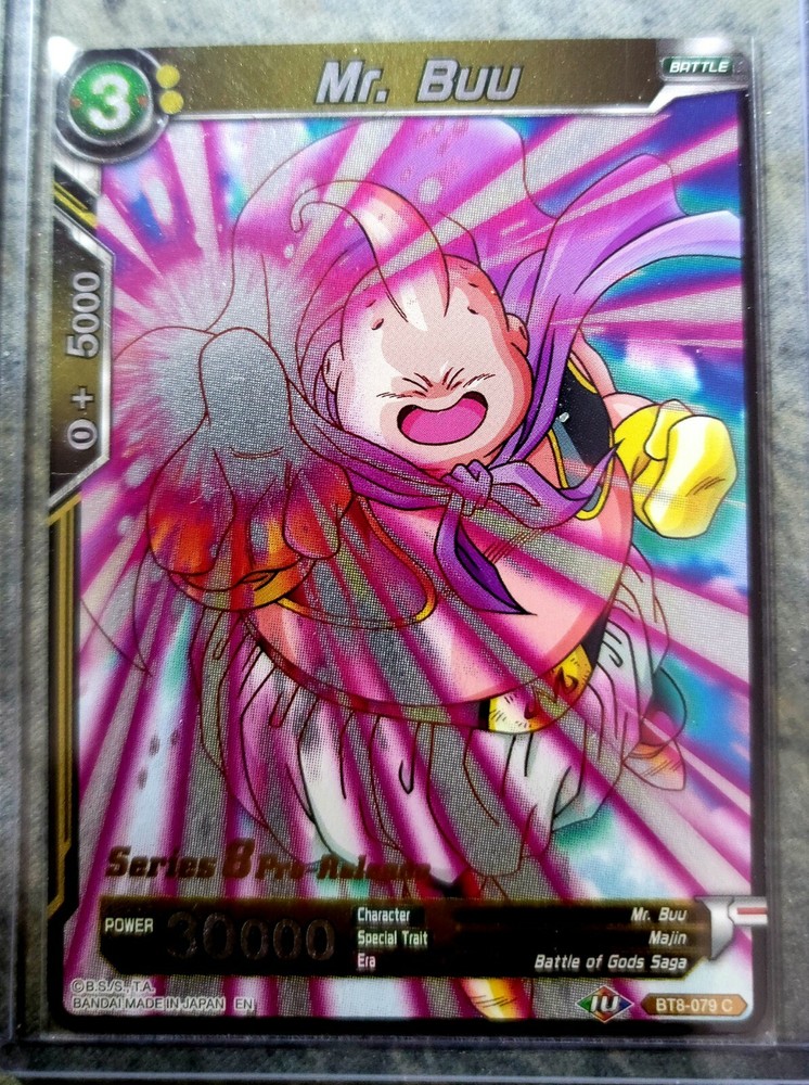 MR. BUU, Pre Release Stamped, FULL ART!!! NM/M
