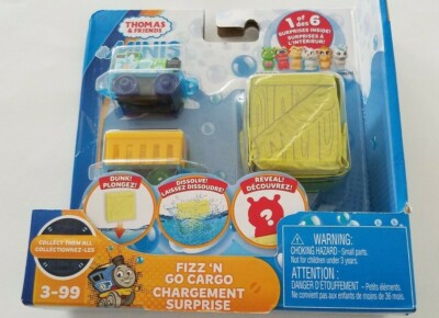 Trenes Minis Interactivos Thomas & Friends MINIS Fizz 'n Go Cargo - Juguete Sorpresa Con Carga Soluble Thomas El Tren