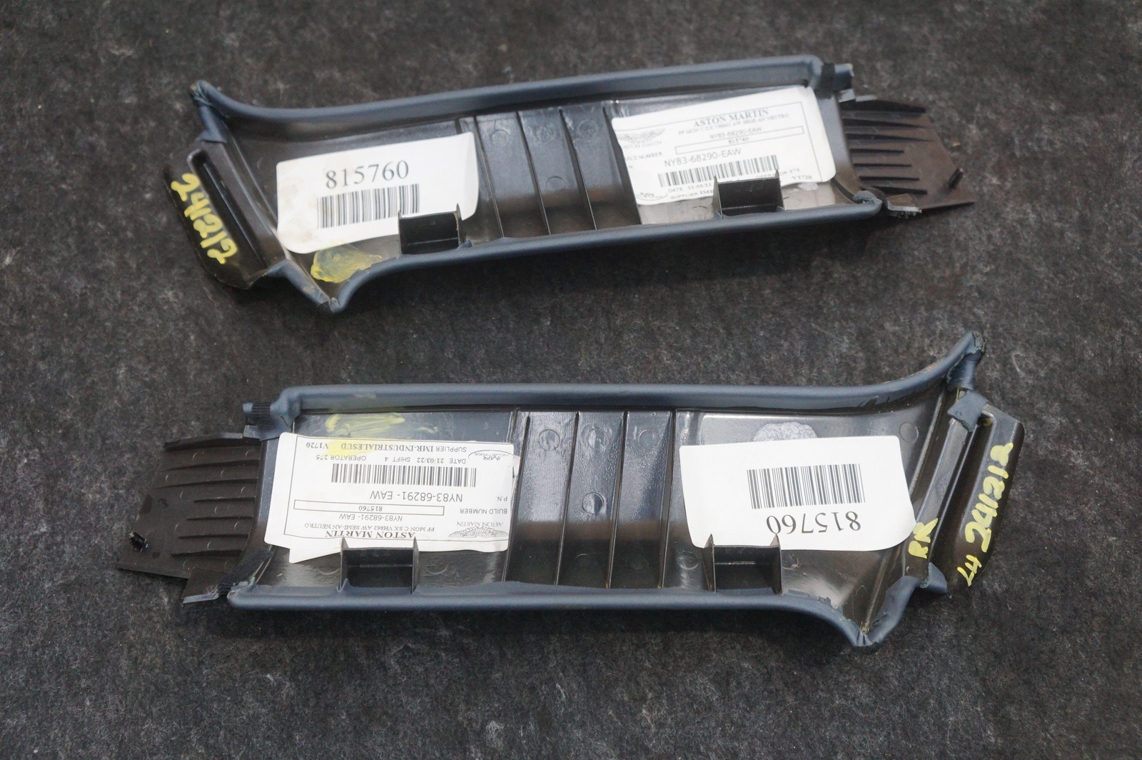 Set 2 Rear Interior Trim Panel OEM NY83-68291-EAW Aston Martin Dbx 707 2023