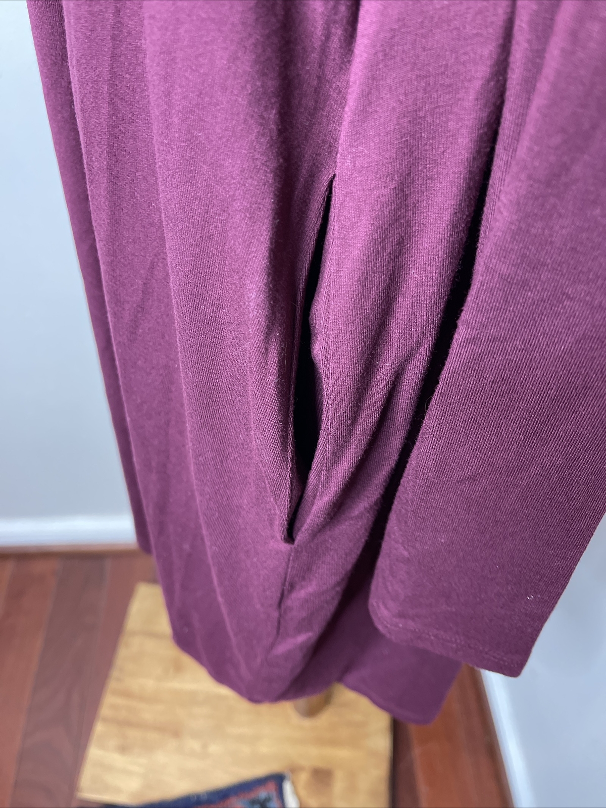 Peruvian Connection Solid Red Long Sleeve Kneelen… - image 8