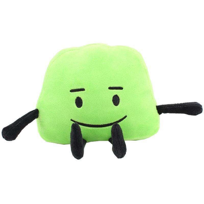 Adorable plush toy of a gelatin character from bfdi