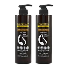 LoverHair Professional Herbal Scalp Care Shampoo Conditioner 20.03 fl oz