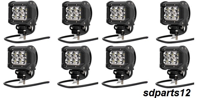 Feux de Travail LED 18W Haute Visibilité pour Flotte Mercedes