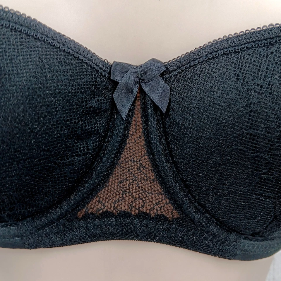 Rosme Woman's Balconette Bra, Collection Grand, Black, Size 36B AF9 - Image 4 of 4