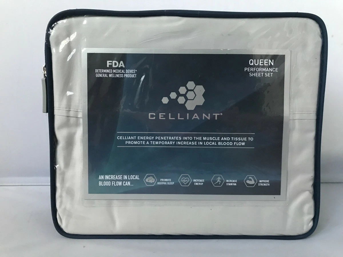 AQ Textiles Celliant 400 Thread Count QUEEN Sheet Set Light Gray MSRP 280