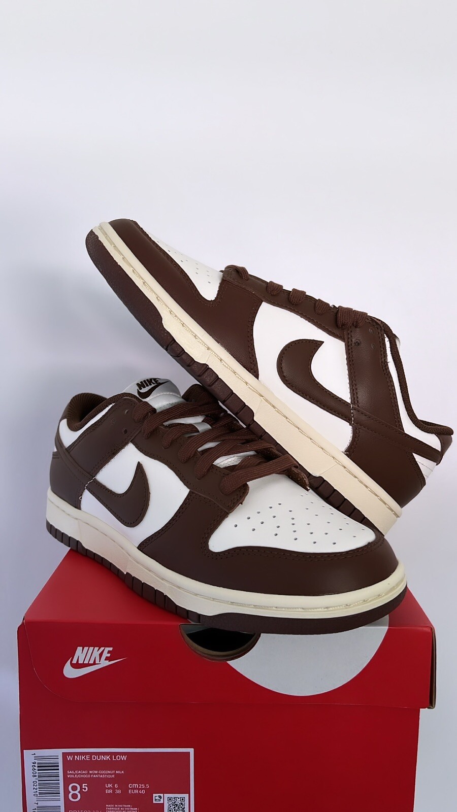 Size 8.5 - Woman’s Nike Dunk Low “Mocha” (Cacao Wow)  DD1503-124