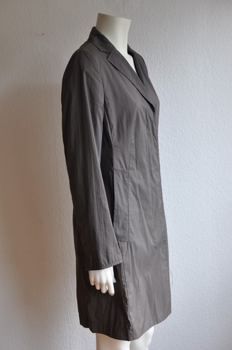 Akris Punto Sommer Mantel Trenchcoat Jacke Trench Kurzmantel leicht Braun Gr 38 - 第 10/13 張圖片