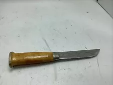 Vintage J. MARTTIINI Finland LAPINLEUKU Large Old Knife with Engraved Blade