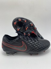 NIKE LEGEND 8 ELITE FG BLVK/GREY-RED AT5293 060 US MEN SZ 6