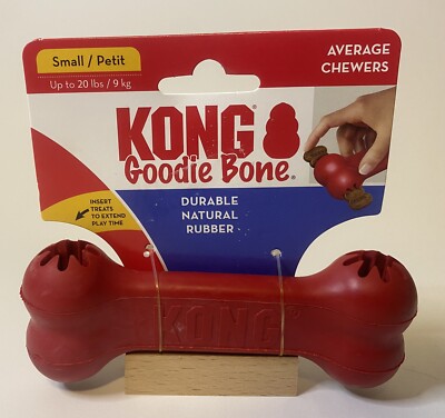 Kong Dog Toy Kong Rubber Bone Kong Old Glory Natural Rubber Goodie