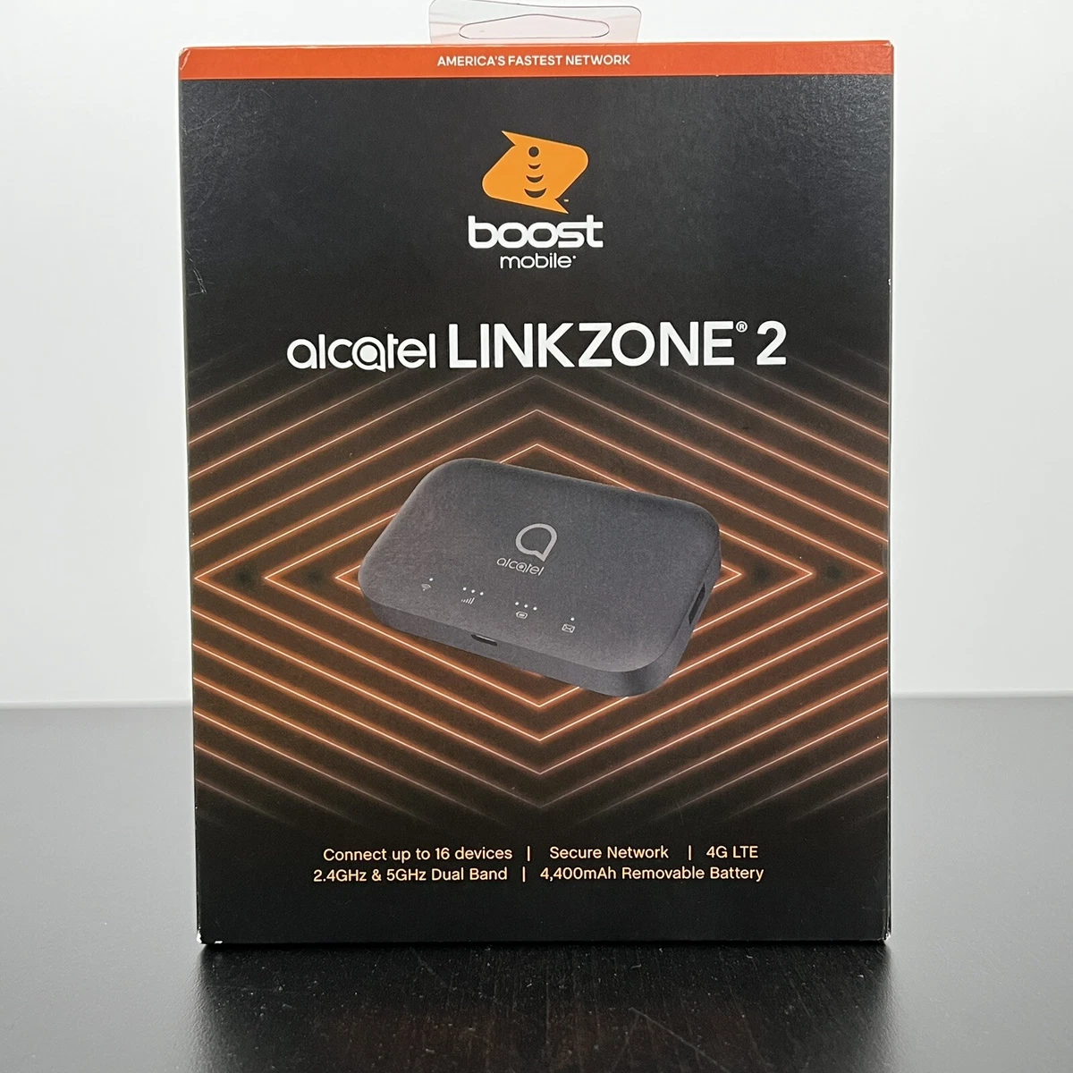 BOOST MOBILE ALCATEL LINKZONE Hotspot 4G LTE WIFI Connect