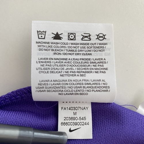 Nike Golf Dri-FIT Mens Medium Short Sleeve Golf Tech Basic Polo Solid Purple NWT - Picture 12 of 12