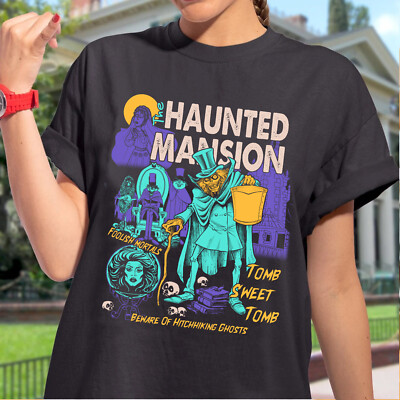 The Haunted Mansion Hitchhiking Ghosts Madame Leota Shirt Unisex