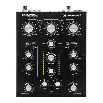 Omnitronic TRM-202 MK3 Channel DJ Mixer Rotary Mixing Console | eBay