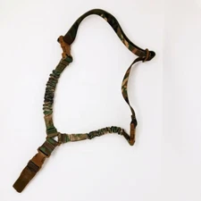 Multicam Single One Point Sling Tactical Rifle, Heavy Duty With Steel Clip
