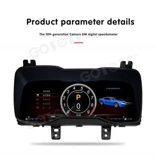 LCD Digital Cluster Instrument Speedometer For Chevrolet Camaro 2010-2015 - Bild 9 von 11