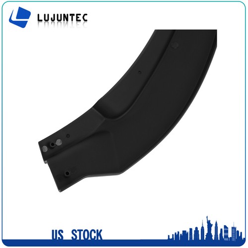 For 2017-2019 Toyota For Corolla L LE XLE Front Bumper Lip Black - Picture 9 of 9