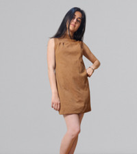 Vintage Stripe Texture Dress