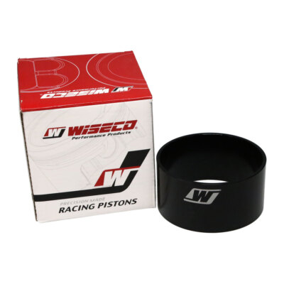 Wiseco Pistons Ring Compressor RCS43750; 4.375 in. Black Aluminum Tapered