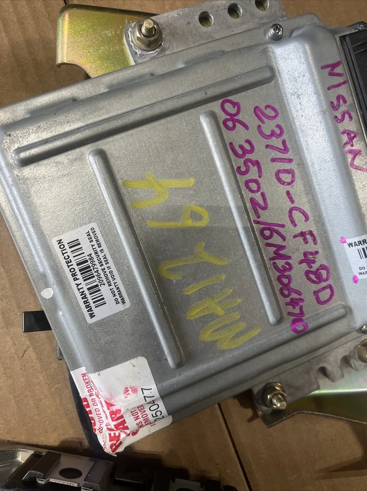 Módulo de computador motor 2006 Nissan 350z Coupe 3.5 AT ECM ECU - Imagem 3 de 4