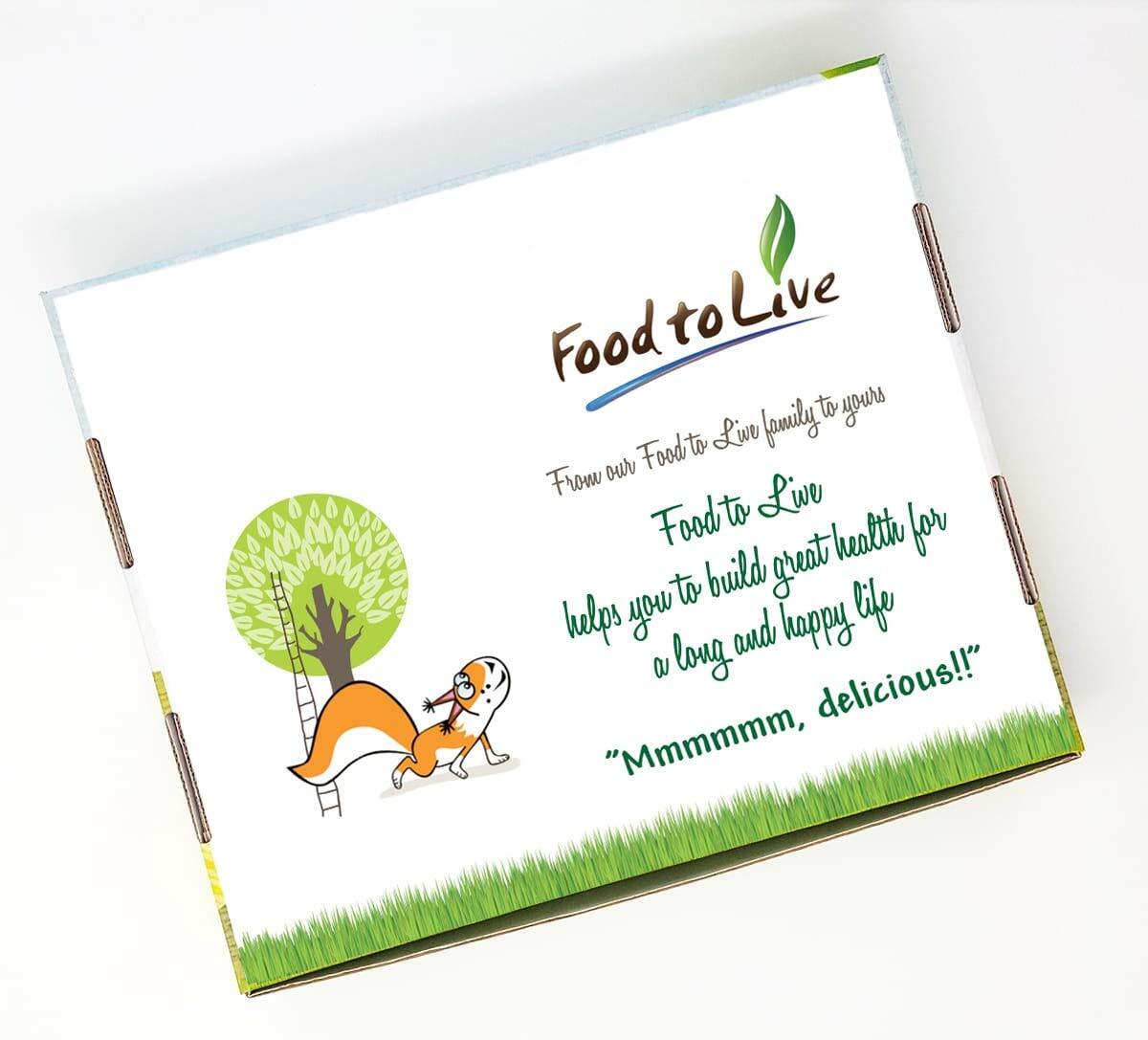 Organic Sprouting Seeds - Gift Box by Food to Live (Non-GMO,Kosher)