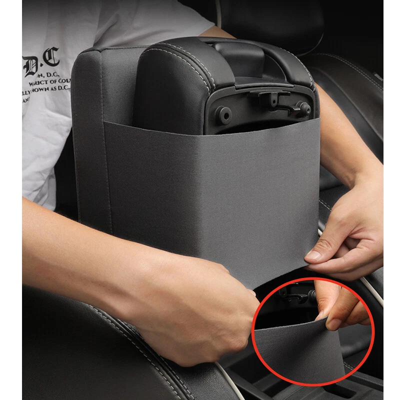 1×Car Center Console Arm Rest Protection Cushion Armrests Storage Box Cover Pad — 第 4/4 张图片