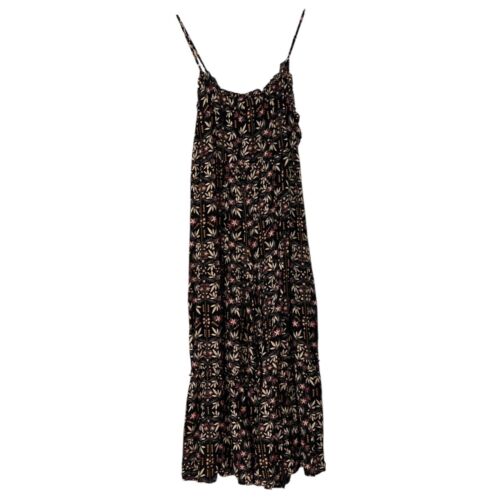 Natural Life Jumpsuit Sz L XL Wide Leg Floral Loose Fit Ruffle Cottagecore Boho - Bild 2 von 10