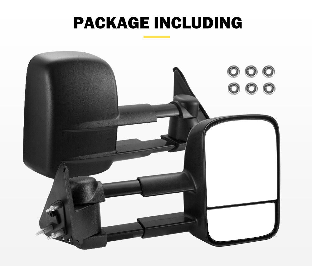 Extendable Towing Mirrors Side View for Nissan Patrol GU/Y61 19972016