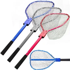 1pcs Al Alloy Telescopic Folding Landing Fishing-Net Extending Trout Carp Coarse