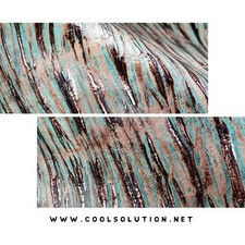 Embossed Leather Chateau Plated Turquoise, Leather Sheets, Embossed Sheets