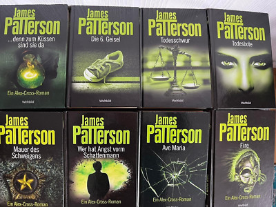 James Patterson 8 Bücher Krimi  Thriller Weltbild Verlag Hardcover